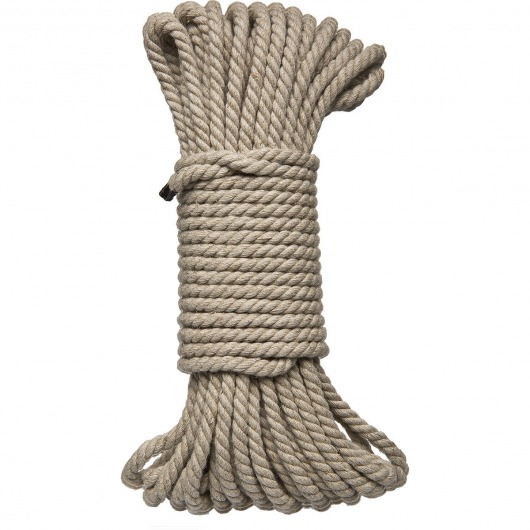 Бондажная пеньковая верёвка Kink Bind   Tie Hemp Bondage Rope 50 Ft - 15 м. - Doc Johnson - купить с доставкой в Кемерово