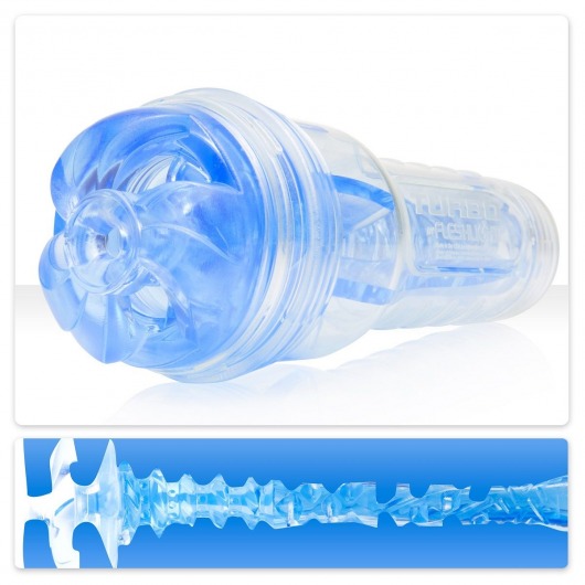 Мастурбатор Fleshlight Turbo - Trust Blue Ice - Fleshlight - в Кемерово купить с доставкой