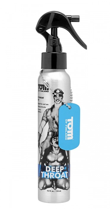 Спрей для лёгкого проникновения во время орального секса Tom of Finland Deep Throat Spray - 118 мл. - Доминирующее кольцо - купить с доставкой в Кемерово