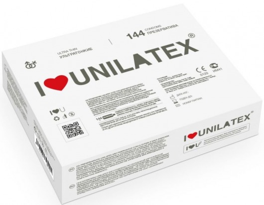 Ультратонкие презервативы Unilatex Ultra Thin - 144 шт. - Unilatex - купить с доставкой в Кемерово