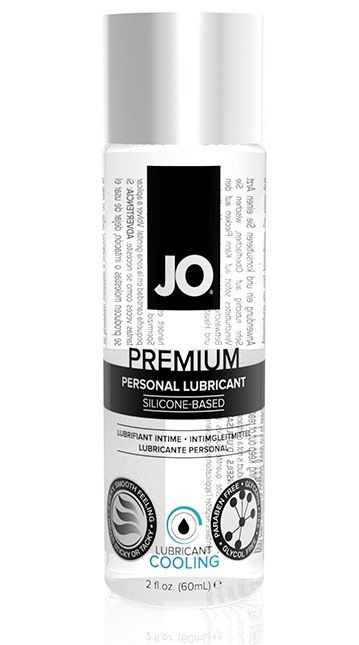 Охлаждающий лубрикант на силиконовой основе JO Personal Premium Lubricant Cooling - 60 мл. - System JO - купить с доставкой в Кемерово