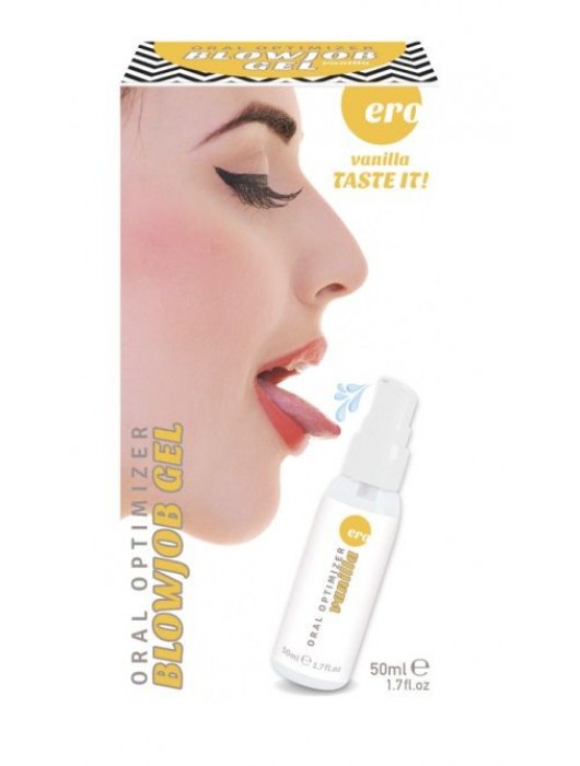 Увлажняющий гель для орального секса с ароматом ванили - 50 мл. - Ero - купить с доставкой в Кемерово