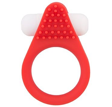 Красное эрекционное кольцо LIT-UP SILICONE STIMU RING 1 RED - Dream Toys - в Кемерово купить с доставкой