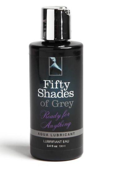 Лубрикант на водной основе Ready for Anything Aqua Lubricant - 100 мл. - Fifty Shades of Grey - купить с доставкой в Кемерово