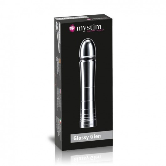 Фаллоимитатор для электростимуляции Glossy Glen Dildo - 14 см. - MyStim - купить с доставкой в Кемерово