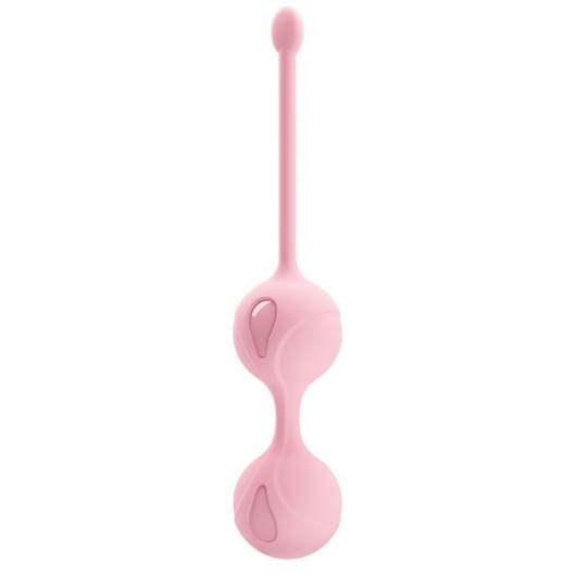 Нежно-розовые вагинальные шарики Kegel Tighten Up I - Baile