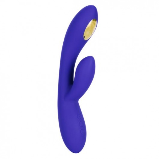 Фиолетовый вибратор с функцией электростимуляции Intimate E-Stimulator Dual Wand - 21,5 см. - California Exotic Novelties - купить с доставкой в Кемерово