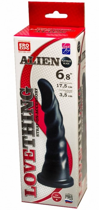 Насадка для трусиков харнесс Alien - 17,5 см. - LOVETOY (А-Полимер) - купить с доставкой в Кемерово