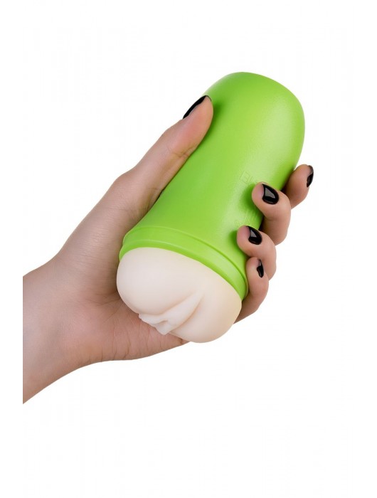 Мастурбатор-вагина A-Toys в зеленой колбе - A-toys - в Кемерово купить с доставкой