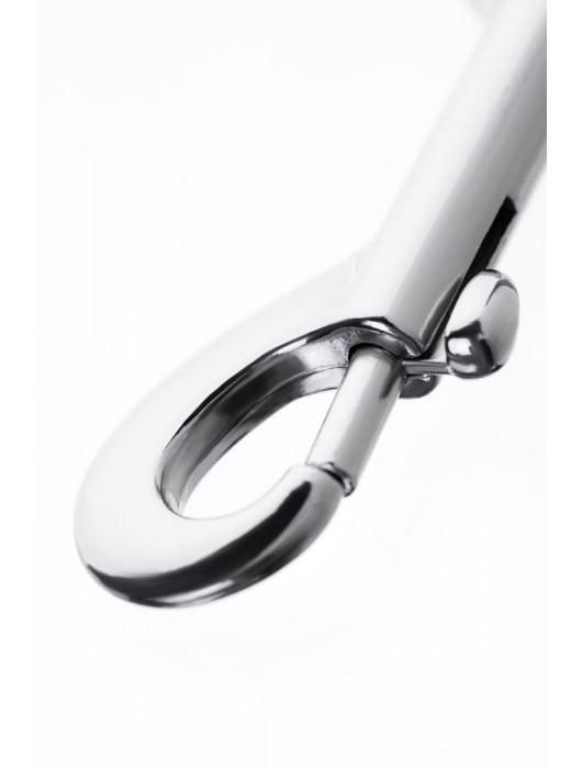 Серебристый двухсторонний карабин TOYFA Metal - ToyFa - купить с доставкой в Кемерово