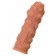 Телесная реалистичная насадка KOKOS Extreme Sleeve 11 с дополнительной стимуляцией - 12,7 см. - KOKOS - в Кемерово купить с доставкой