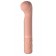 Бежевый мини-вибратор Rocky’s Fairy Mallet - 14,7 см. - Lola Games купить в Кемерово с доставкой в Orgasmix.ru Бежевый мини-вибратор Rocky’s Fairy Mallet - 14,7 см. - Lola Games