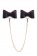 Черно-красный бондажный набор Bow-tie - ToyFa - купить с доставкой в Кемерово