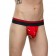 Мужские красно-черные лаковые трусы-стринги - La Blinque купить с доставкой Мужские красно-черные лаковые трусы-стринги - La Blinque купить с доставкой