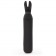 Черная вибропуля с ушками Rechargeable Rabbit Ears Bullet Vibrator - Happy Rabbit купить в Кемерово с доставкой в Orgasmix.ru Черная вибропуля с ушками Rechargeable Rabbit Ears Bullet Vibrator - Happy Rabbit