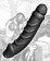 Ребристый анальный вибратор 5 Speed Silicone Vibe - 24 см. - Доминирующее кольцо